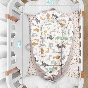 img 1 attached to 🛏️ Breathable & Portable Co-Sleeping Bassinet for Kids' Home Store: Ideal for Traveling!