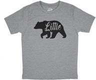 🐻 cute little bear graphic t-shirt for toddler & children - a fun novelty family shirt logo