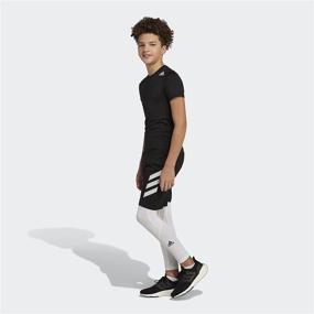 img 1 attached to 👖 Леггинсы Adidas AEROREADY Techfit для активного досуга для мальчиков X Large