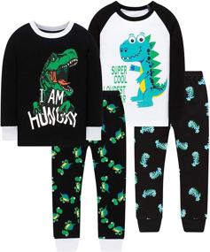 img 4 attached to 🚀 Christmas Toddler Boys Space Pyjamas Set - Kids Sleepwear Pants, Children's Clothing