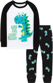 img 3 attached to 🚀 Christmas Toddler Boys Space Pyjamas Set - Kids Sleepwear Pants, Children's Clothing