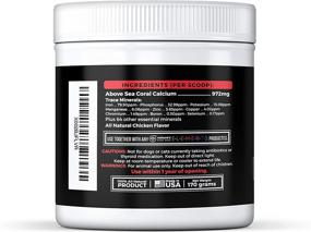 img 3 attached to 🍖 Coral Calcium & Essential Trace Elements Formula with Real Chicken for Dogs & Cats. Promotes Bone & Joint Repair and a Healthy Heart. Rich in Iron, Potassium, Manganese, and Zinc. 170g.