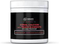 🍖 coral calcium & essential trace elements formula with real chicken for dogs & cats. promotes bone & joint repair and a healthy heart. rich in iron, potassium, manganese, and zinc. 170g. logo