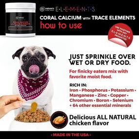 img 1 attached to 🍖 Coral Calcium & Essential Trace Elements Formula with Real Chicken for Dogs & Cats. Promotes Bone & Joint Repair and a Healthy Heart. Rich in Iron, Potassium, Manganese, and Zinc. 170g.