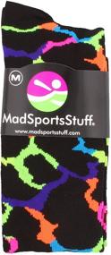 img 3 attached to Носки для занятий спортом выше икр Giraffe - Разнообразие цветов для MadSportsStuff