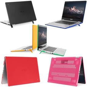 img 2 attached to 📦 Жесткий чехол mCover для ноутбука ASUS C523NA Chromebook 15,6 дюйма 2019 года (Эксклюзивно разработан для модели ASUS C523 Aqua) - Чехол для ноутбука