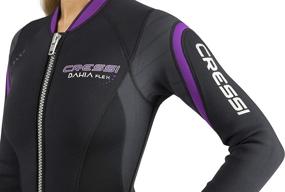 img 1 attached to 🌊 Cressi Lady Front-Zip Full Wetsuit - Bahia & Bahia Flex: Optimal Gear for Water Activities