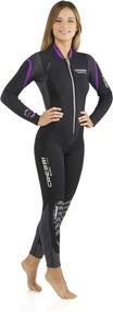 img 4 attached to 🌊 Cressi Lady Front-Zip Full Wetsuit - Bahia & Bahia Flex: Optimal Gear for Water Activities