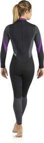 img 3 attached to 🌊 Cressi Lady Front-Zip Full Wetsuit - Bahia & Bahia Flex: Optimal Gear for Water Activities