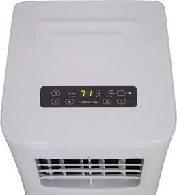 img 3 attached to 8000 BTU Portable Air Conditioner for 200 sq.ft. with LED Display, Remote Control, 24-Hour ON/OFF Programmable Timer - Low Noise Level, ETL Certified - Standing Room AC Unit