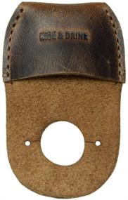 img 4 attached to 🖐️ Hide & Drink Bourbon Brown Leather Thumb Guard: Reliable Finger Protector with Handmade Craftsmanship and 101 Year Warranty