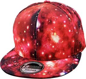 img 4 attached to Stylish Galaxy Leaf Hologram Floral Aztec Bandana Print Brim 🌿 Snapback Hat Baseball Cap – Enhance Your Style with this Unique Accessory!