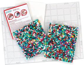 img 2 attached to 🔮 Colorful Perler Wreath Kit: Deluxe Fuse Beads for Creative Crafting