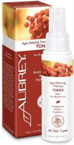 img 4 attached to 🌿 Aubrey Age-Defying Therapy Facial Toner: Antioxidant-Rich Refresher for All Skin Types - Sea Buckthorn, 75% Organic, 3.4oz