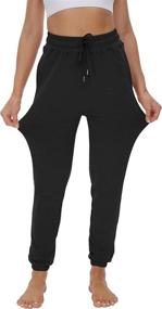 img 1 attached to 👖 Stylish LOVE FANG High Waist Women's Joggers with Pockets - Comfortable Sweatpants for Workout and Casual Lounging