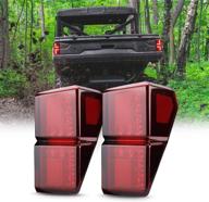 kemimoto taillight compatible polaris replacement motorcycle & powersports logo