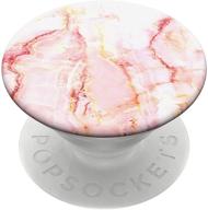 улучшите захват вашего устройства с помощью popsockets: rose marble popgrip - сменная верхняя часть для телефонов и планшетов. логотип