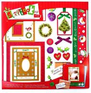 🎄 christmas scrapbooking kit - craft your own festive scrapbook logo