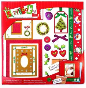 img 4 attached to 🎄 Christmas Scrapbooking Kit - Craft Your Own Festive Scrapbook
