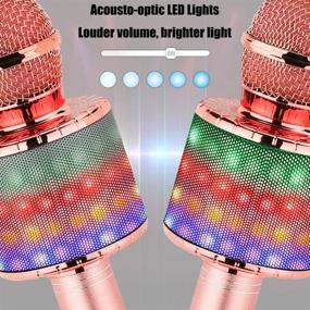 img 3 attached to 🎤 VERKB Machines Bluetooth Microphone for Kids: Unleash the Little Star's Musical Talent!