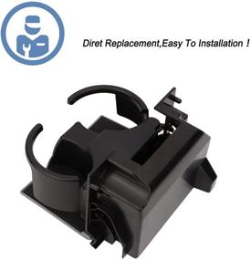 img 2 attached to 🚗 Сборочная единица держателя кружек Nissan 2006-2019 для заднего сиденья центральной консоли (серый)