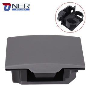 img 4 attached to 🚗 Сборочная единица держателя кружек Nissan 2006-2019 для заднего сиденья центральной консоли (серый)