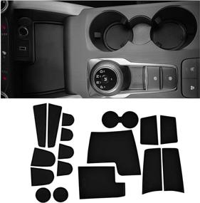 img 4 attached to CupHolderHero Fits Ford Escape Accessories 2020-2022 Premium Custom Interior Non-Slip Anti Dust Cup Holder Inserts