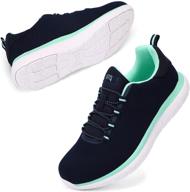 stq walking comfortable sneakers lightweight women's shoes and athletic logo