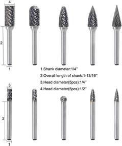 img 4 attached to Carbide JESTUOUS Diameter Grinder Grinding