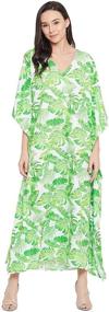 img 3 attached to Stylish Gypsie Polyester Kaftan Caftan for Women - Perfect Swimsuit Cover Up!