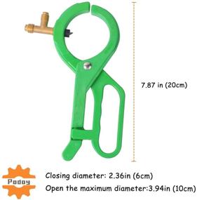 img 3 attached to 🔧 2-in-1 R134A Can Tap Tool for R22 R12 Refrigerant - Side Punch AC Can Tap Bottle Opener with Refrigerant Manifold System