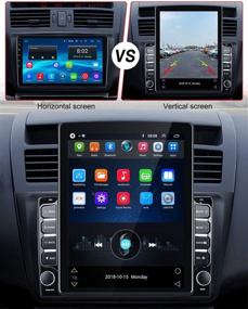 img 2 attached to 9.7 inch 2 din Android Car Stereo with 2.5D HD Touch Screen, Bluetooth FM, GPS 📱 Navigation, WiFi Connect, and Mirror Link for Android/iOS – Includes Dual USB Input + 12 LED Backup Camera