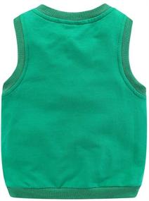 img 3 attached to 🧥 LittleSpring Boys' Sleeveless Full Zip Fleece Vest: Comfortable and Stylish Clothing for Kids