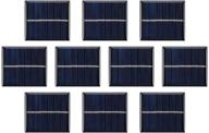 🌞 aoshike micro solar panels: reliable diy solar epoxy plate for electric toys - photovoltaic cells charger kit (10pcs, 3v, 120ma) logo