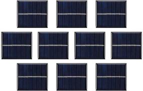 img 4 attached to 🌞 AOSHIKE Micro Solar Panels: Reliable DIY Solar Epoxy Plate for Electric Toys - Photovoltaic Cells Charger Kit (10Pcs, 3V, 120mA)