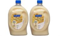 🧴 softsoap liquid hand soap refill, milk and golden honey, 56 fl oz (2 pack) logo