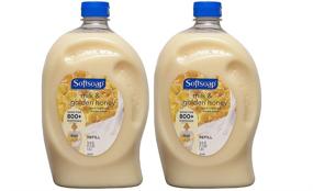 img 2 attached to 🧴 Softsoap Liquid Hand Soap Refill, Milk and Golden Honey, 56 fl oz (2 Pack)
