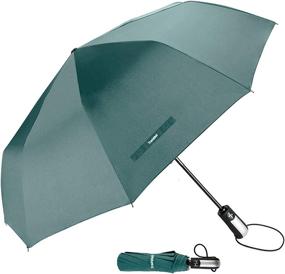 img 4 attached to TradMall Umbrella Reinforced Fiberglass Ergonomic Umbrellas for Folding Umbrellas