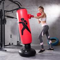 🥊 myyagew free standing water base pump inflatable punching bag for kids, youth, and adults - boxing toy, exercise equipment, and stress relief tool логотип