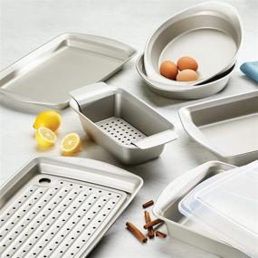 img 2 attached to Rachael Ray 47767 3 Piece Bakeware