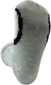 img 2 attached to 🏠 Cozy Treehouse Slipper Grippers: Thermal Sherpa Boys' Clothing for Non-slip Comfort - Socks & Hosiery