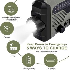 img 3 attached to LAMA Emergency Flashlight Cellphone ArmyGreen
