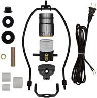 diy liquor bottle lamp kit with adapters and black finish hardware - enhance your wine bottle décor with metallic grey socket логотип