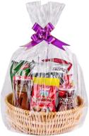 cellophane bags clear baskets gifts logo