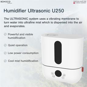 img 2 attached to 💨 BONECO U250 Digital Cool Mist Humidifier - Enhance Air Quality with Advanced Technology