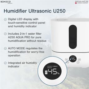 img 1 attached to 💨 BONECO U250 Digital Cool Mist Humidifier - Enhance Air Quality with Advanced Technology
