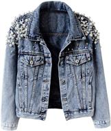 💎 hixiaohe embroidered pearls beaded cropped women's apparel logo
