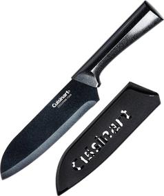 img 1 attached to 🔪 Cuisinart C55-12PMB Advantage 12 Piece Metallic Knife Set: Sleek Black Blades with Protective Blade Guards