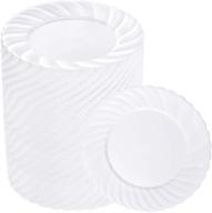 bucla plastic plates 6 6inch disposable plates premium logo