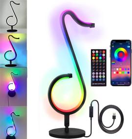 img 4 attached to 🎵 Revolutionary Music Lamp: Customizable RGB Lighting with APP and Remote Control, 210 Scene and Music Modes, Perfect for Bedroom and Party Décor